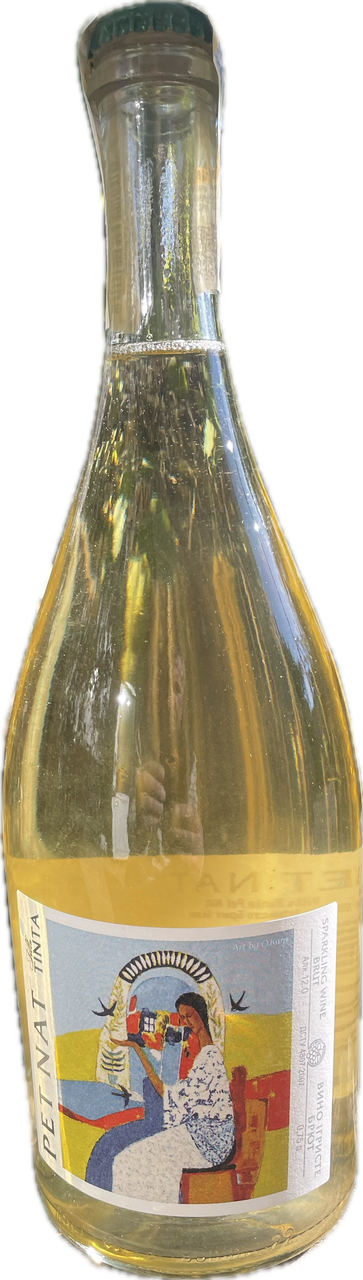 VILLA TINTA PET NAT вино ігристе біле брют 0,75 л., фото 1