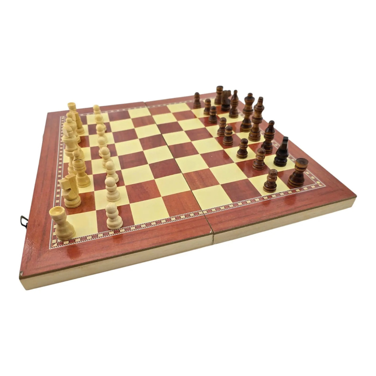 Ігровий набір DUKE нарди шашки 39,6х38,9х2 см Різнобарвний (DN36197), фото 1