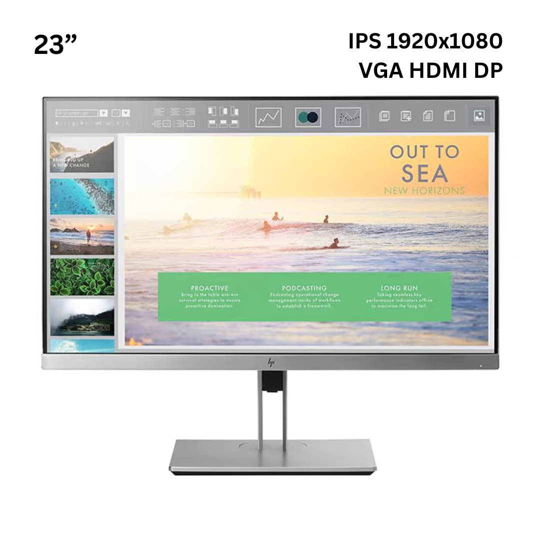 Монітор 23” HP EliteDisplay E233/IPS 1920x1080 Full HD/VGA HDMI DP USB Б/В, фото 1