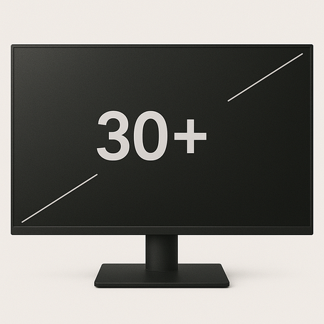 Монітори від 30 дюймів