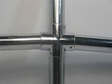 Монолітна муфта перехідник пряма на чотири труби, фото 4