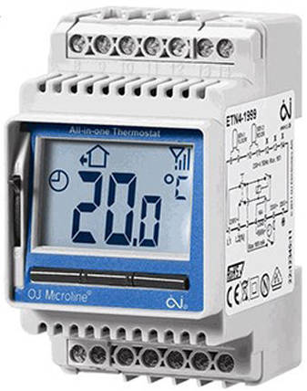 Цифровий термостат для теплої підлоги OJ Electronics ETN4-1999, фото 2