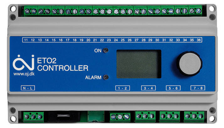Терморегулятор для антизледеніння і сніготанення OJ Electronics ETO2-4550 (для двох зон), фото 2