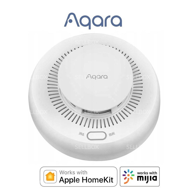 Датчик диму Aqara Smart Smoke Detector (JY-GZ-01AQ) Zigbee 3.0, сумісний з HomeKit / Aqara Home / Mi Home, фото 1