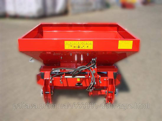 Розкидач добрив Jar-Met 1000 л оцинкований , фото 1