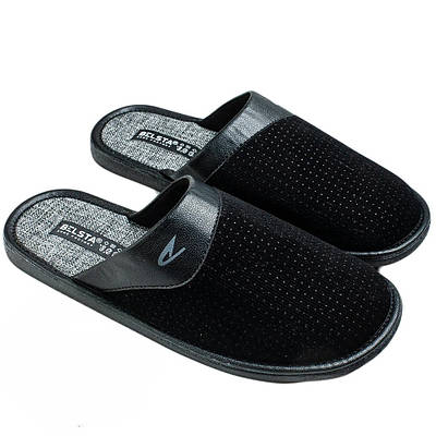 Чоловічі домашні капці чорні (029)