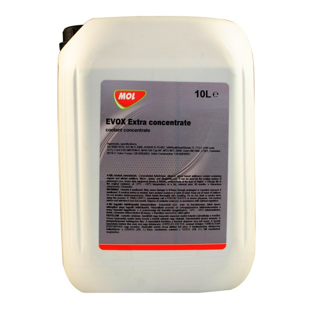 Охолоджуюча рідина MOL EVOX Extra concentrate 10л, фото 1