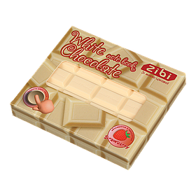 Блокнот ZiBi ароматизований WHITE CHOCOLAT, 90х90мм, 80 арк., нелін., Soft touch обкл