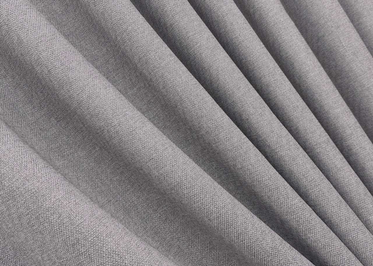 Шторна тканина преміум класу льон фактурний, колекція “ELEMENTA”. Колір світло-сірий. Код 1866ш, фото 1