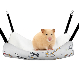 Гамак для тварин RIAS CC-S "Мультяшні котики" 26×26 см White (3_07645)