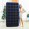 Надувний матрац із насосом Inflatable Bed 190х99х22 см, синій, фото 6