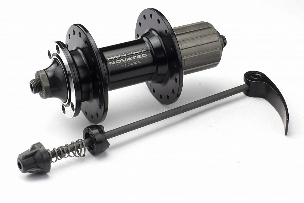 Втулка задня Novatec D472T-SBT 32Н під диск 6-болтів 8/9/10 швид промпідшипник, фото 1