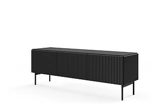 Тумба під телевізор Perfect Home Муті / Muti 3D/147 3-дверна Чорний