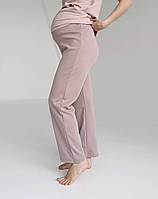 Тепла піжама для вагітних та годуючих мам (пудровий), фото 8