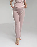 Тепла піжама для вагітних та годуючих мам (пудровий), фото 7