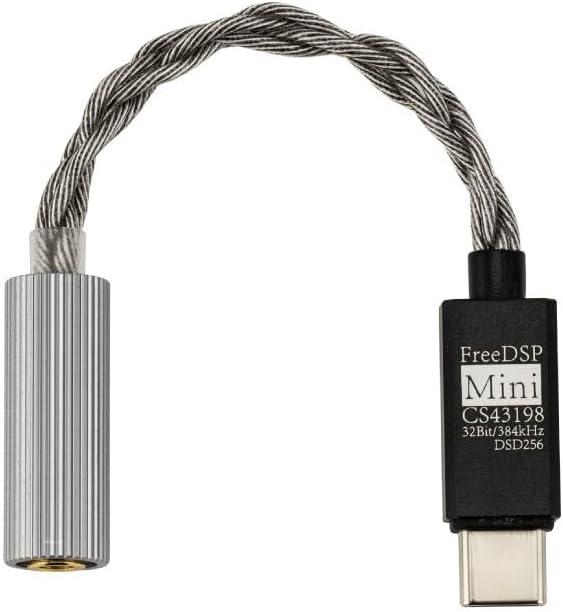 ⇒ Moondrop Free DSP Mini (Jack 3.5) - портативний ЦАП CS43198 DAC AMP підсилювач з підтримкою мікрофона, фото 1