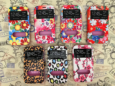 Чохол книжка зі стразами для Samsung Galaxy J1 mini SM-J105 (7 кольорів)