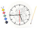 Дитячий набір для творчості годинник розмальовка Динозаври 30 см (Г0189), фото 4