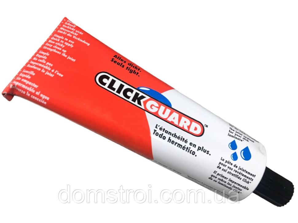 Герметик для захисту швів ламінату CLICK GUARD (125 мл) Прозорий