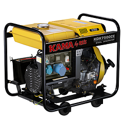 Дизельний генератор Kama KDK7500CE