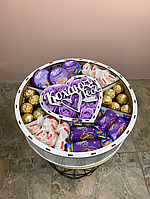 Подарочный набор со сладостями, Оригинальный подарок девушке, маме или дочери, подарок на Новый год