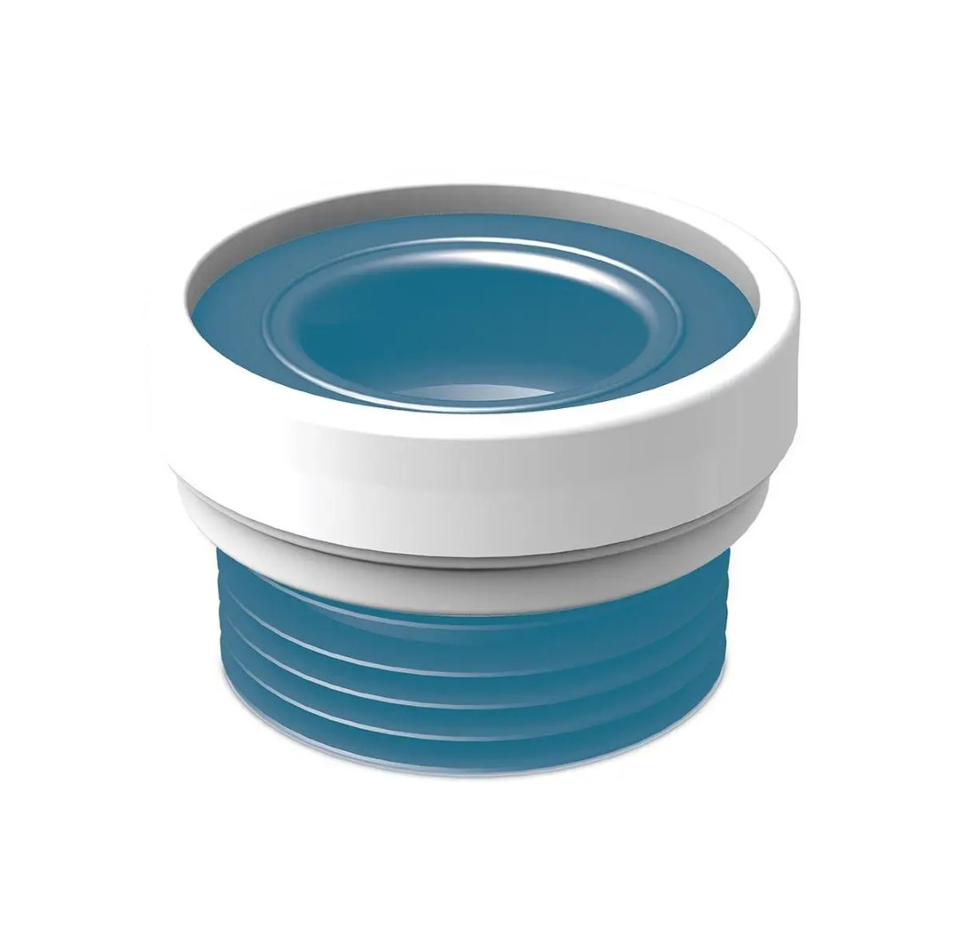 З'єднувач для підключення унітазу прямий 90 мм (NOVA 7150), фото 1