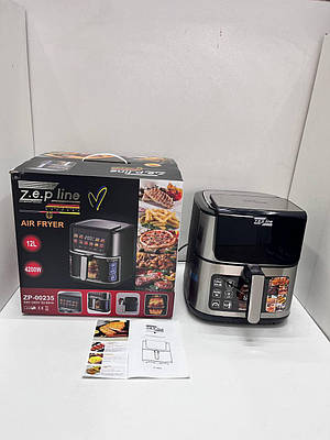 Фритюрниця 12 л з двома тенами 4200 Вт Zepline ZP-00235 на 12 програм із силіконовою формою (1)
