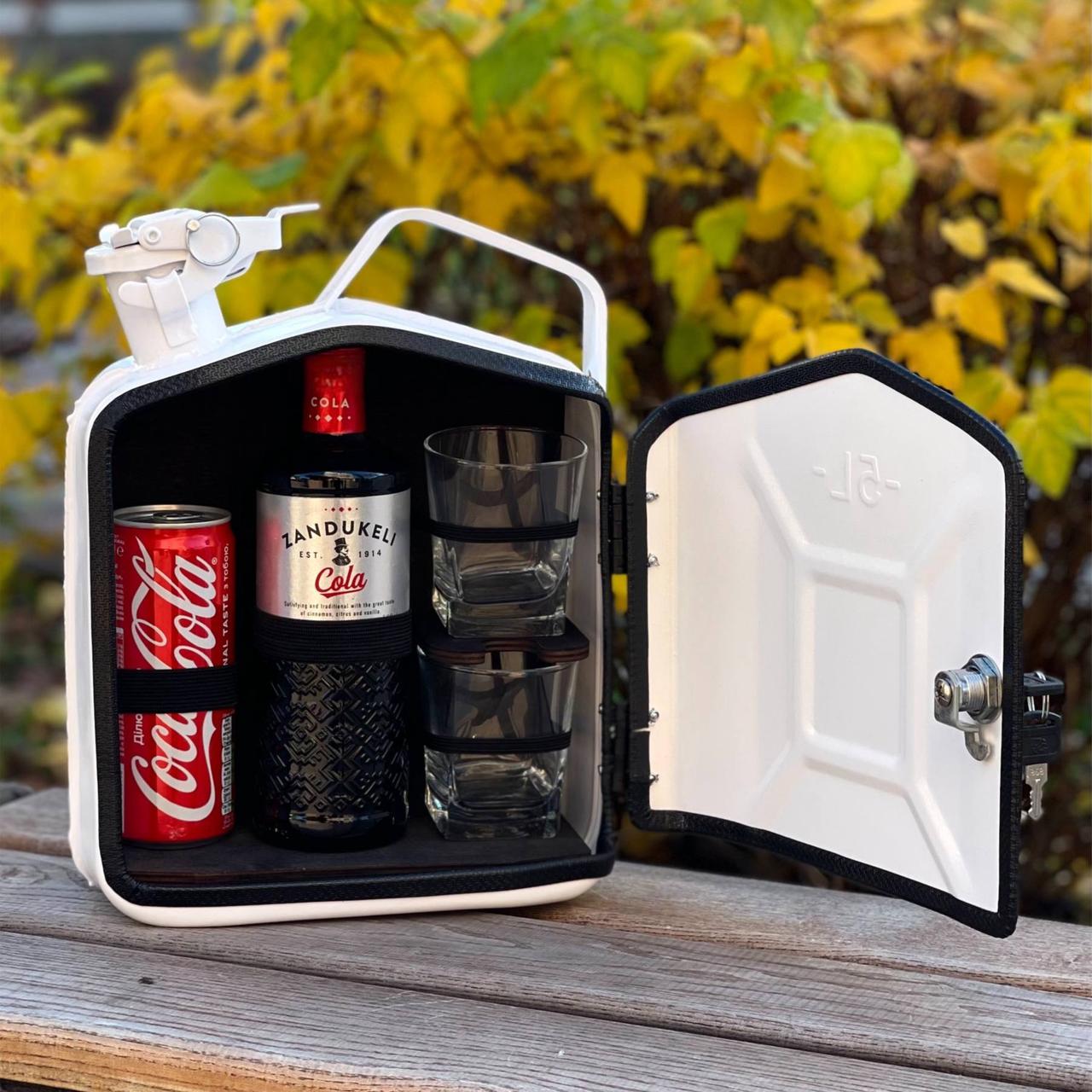 Каністра-бар 5 л в будь-якому кольорі, оригінальний подарунок на ювілей дня народження, фото 1