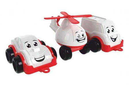 Іграшка міні транспорт, 3 елементи, фото 2