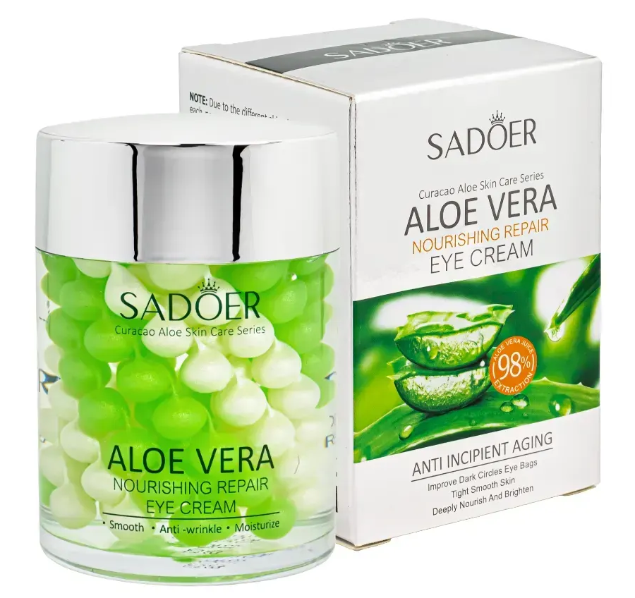 Крем-гель для повік зволожувальний із гіалуроновою кислотою й Алое Вера SADOER, 60 г, фото 1