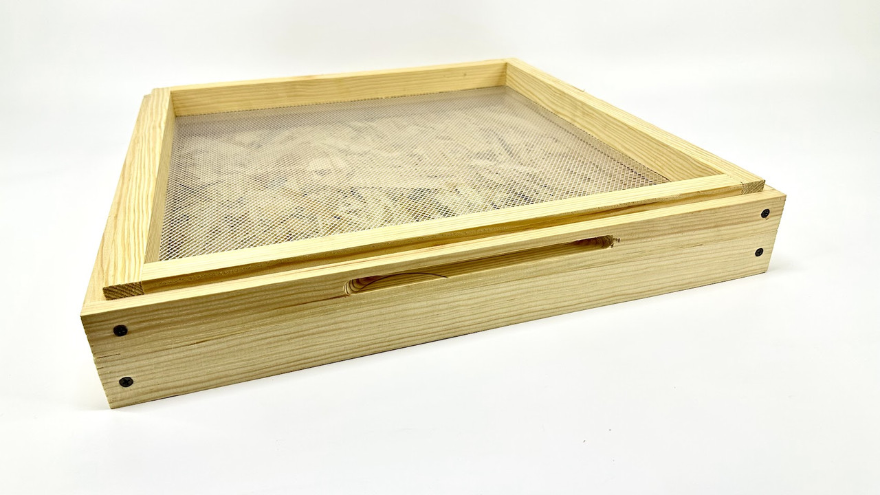 Гігієнічне дно з піддоном і алюмінієвою сіткою на 12 рам, фото 1