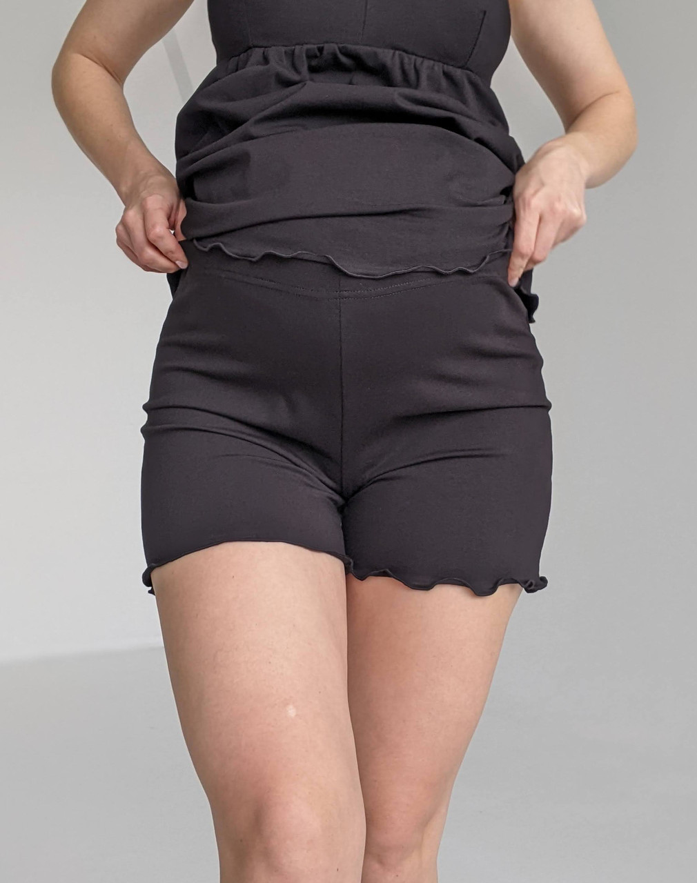 Шорти для вагітних (чорний), фото 1