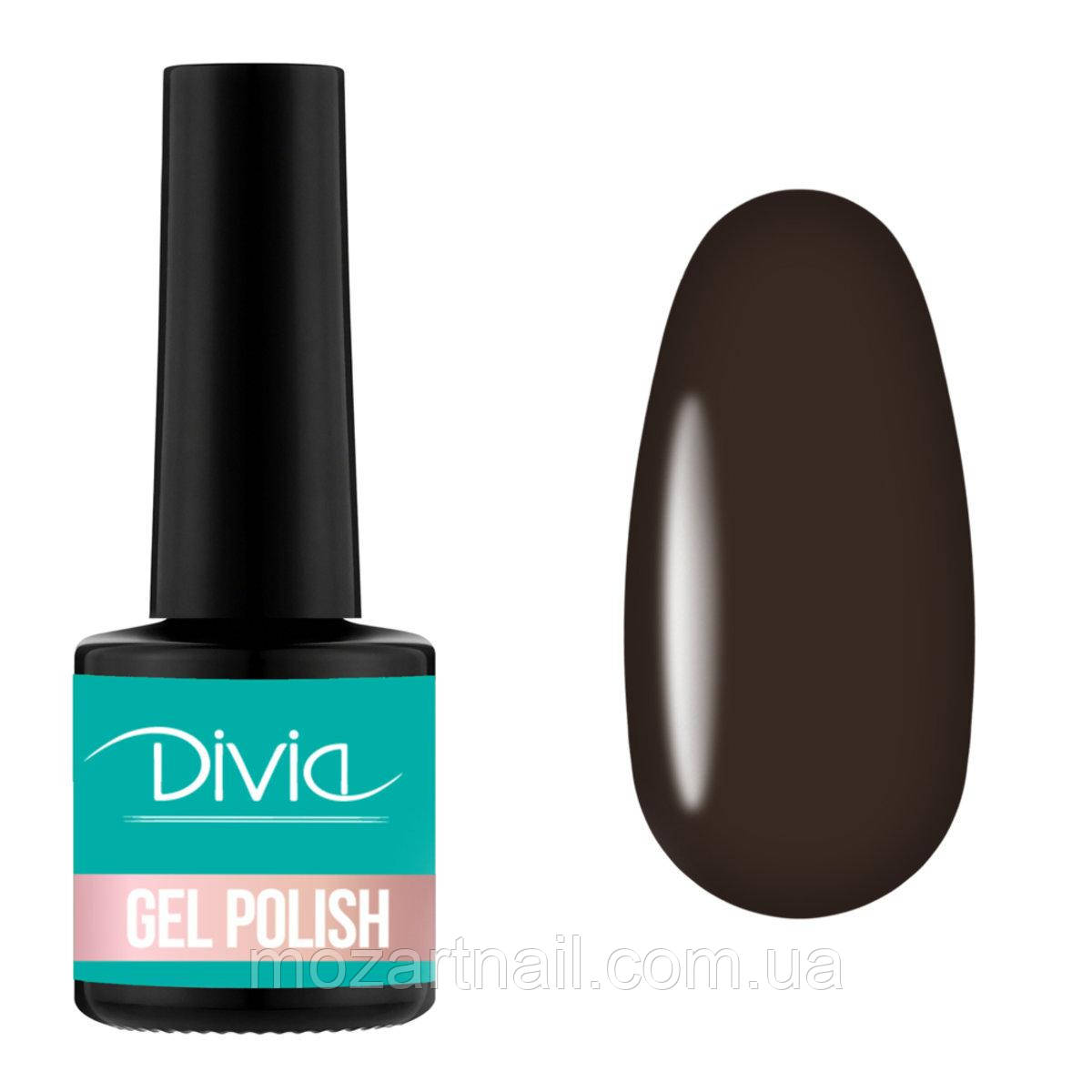 Гель-лак Divia "Chocolate" CH060 - Rich Choco, Di1233, 8ml