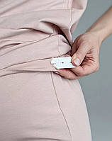 Шорти для вагітних (пудровий), фото 3