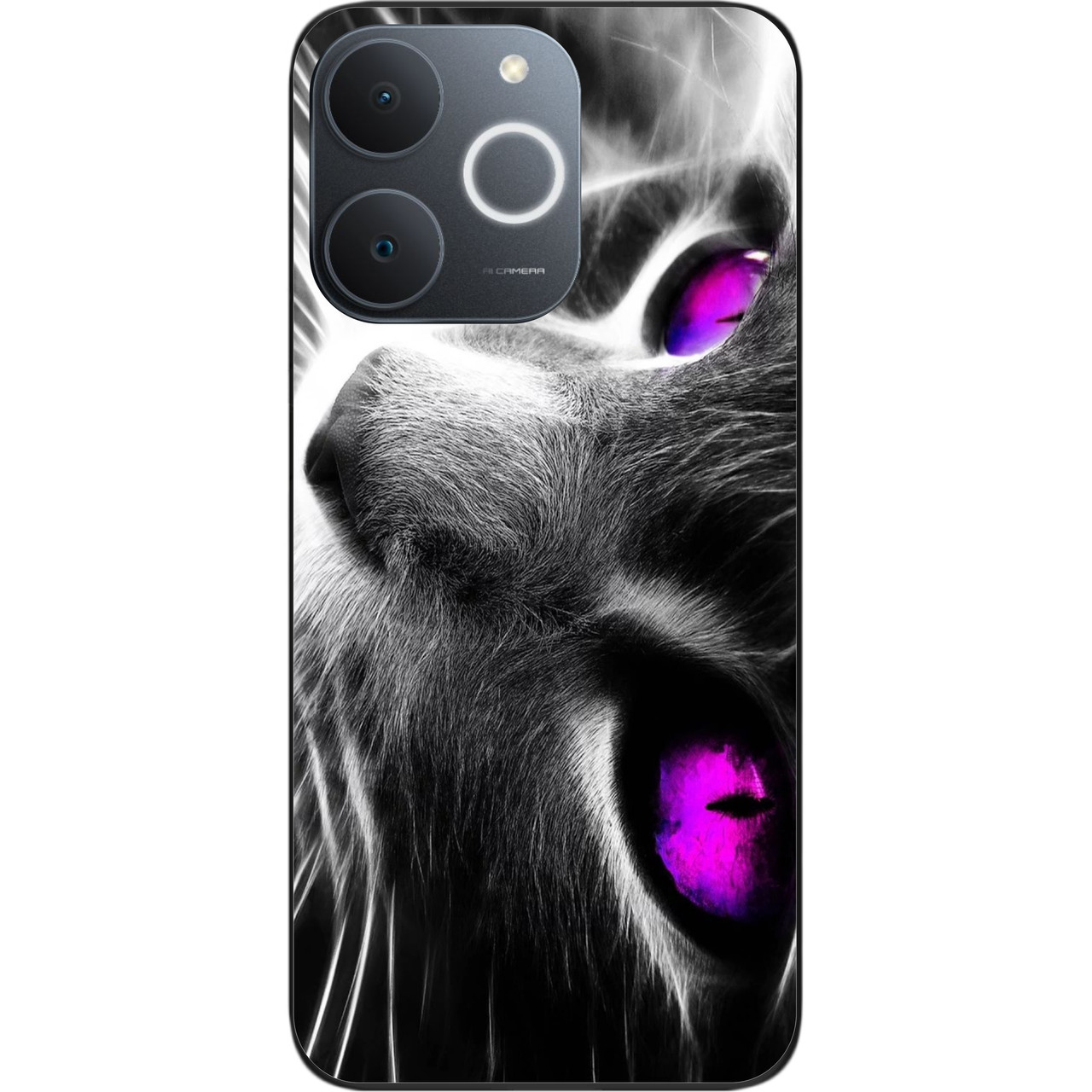 Силіконовий чохол Epik для Realme Note 70 з принтом Гарний кіт, фото 1