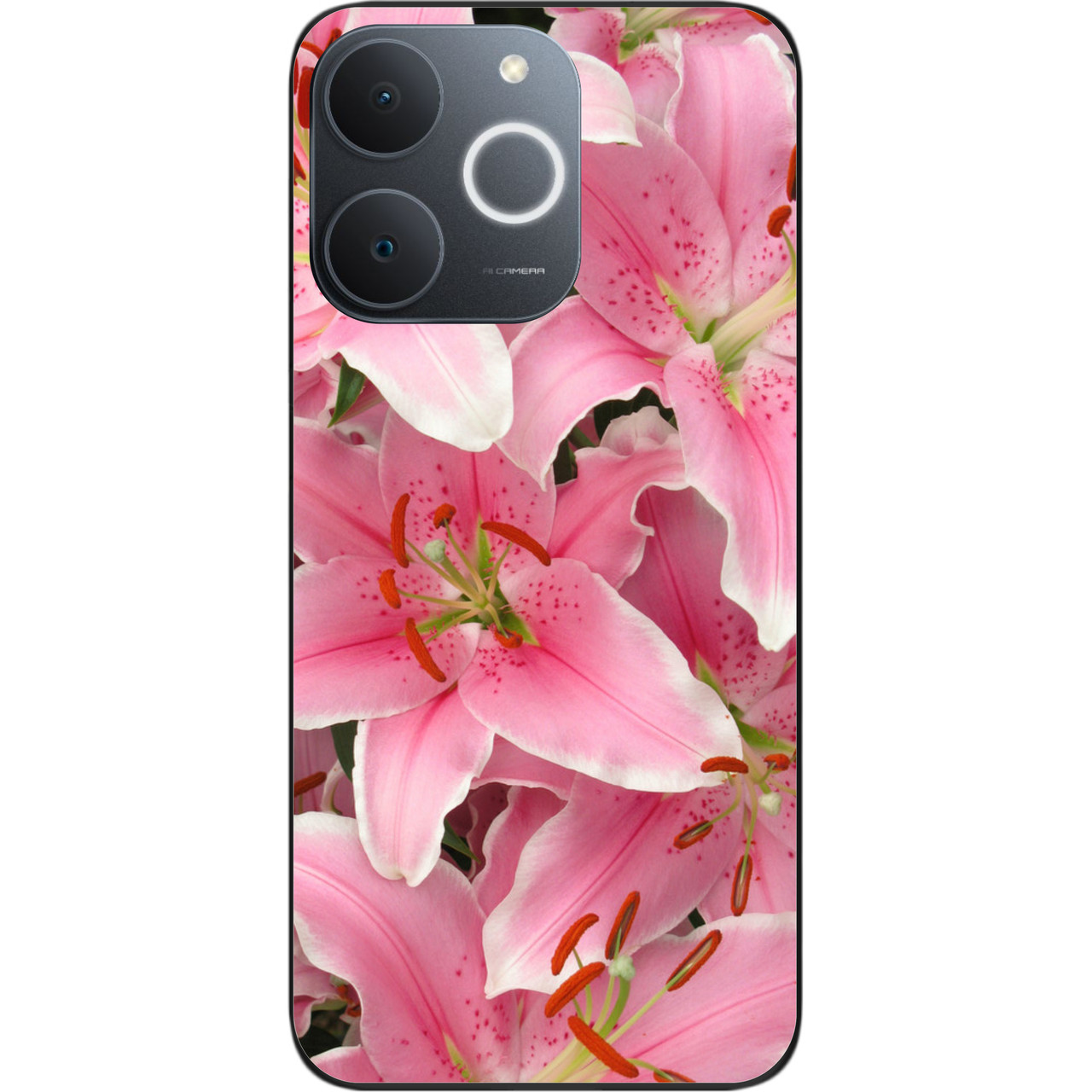 Силіконовий чохол Epik для Realme Note 70 з принтом Лілії, фото 1