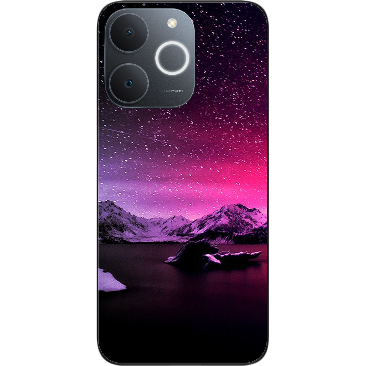 Силіконовий чохол бампер Epik для Realme Note 70 з зображенням Зірки, фото 1