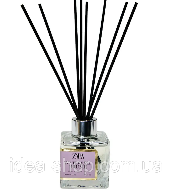 Аромадифузор Zara Waterfall Brume No03 85 мл. ароматизатор з паличками для дому арома дифузори, фото 1