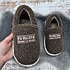 Тапочки жіночі хутряні чуні Luck Line коричневі великі розміри 8243-2, фото 6