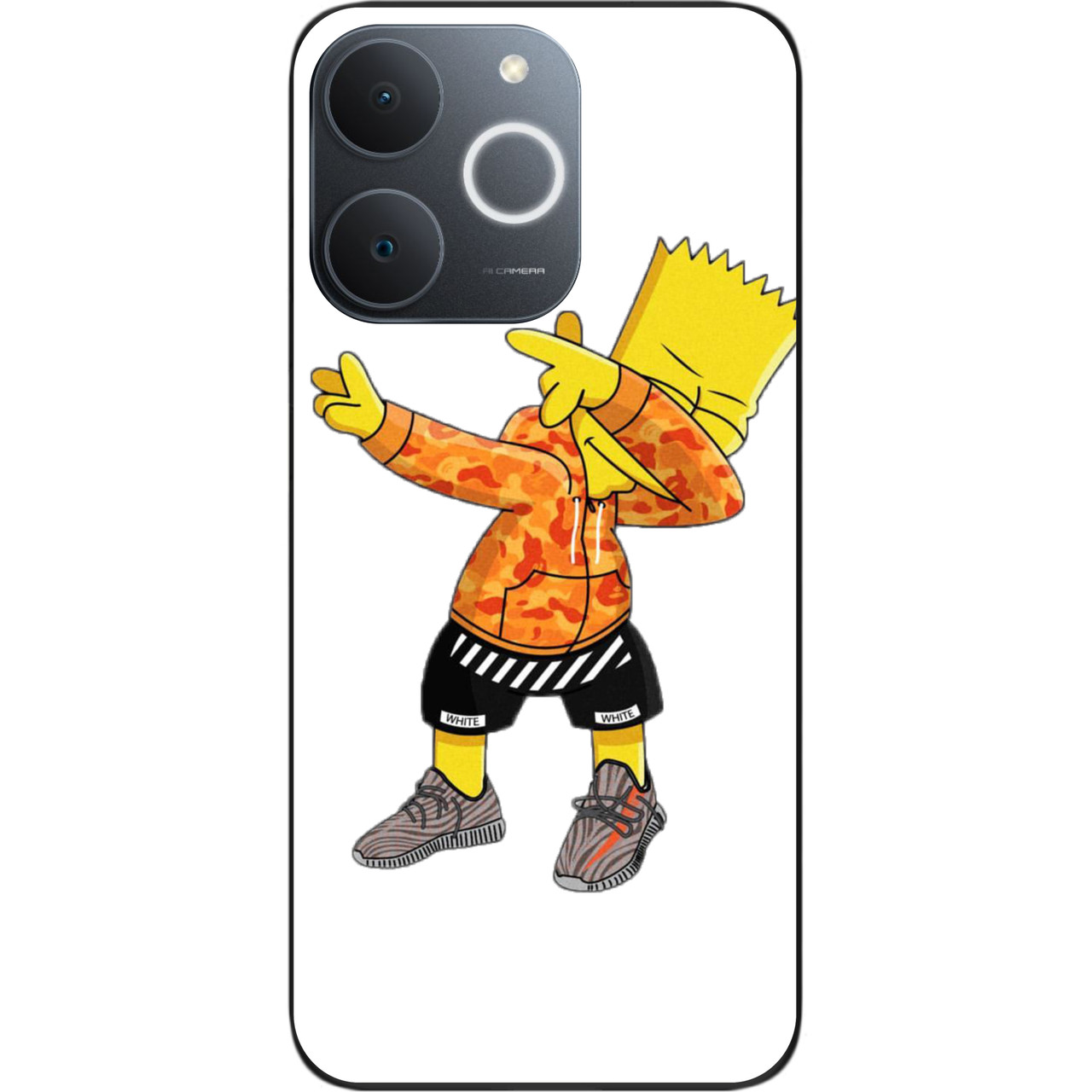 Силіконовий чохол Epik для Realme Note 70 з принтом Барт, фото 1