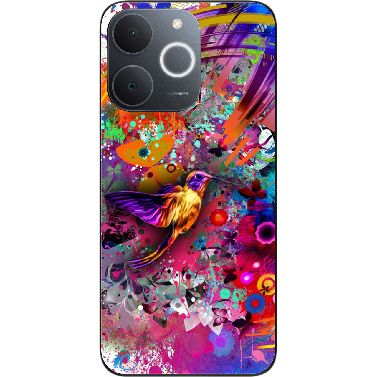 Силіконовий чохол бампер Epik для Realme Note 70 з зображенням Креатив, фото 1