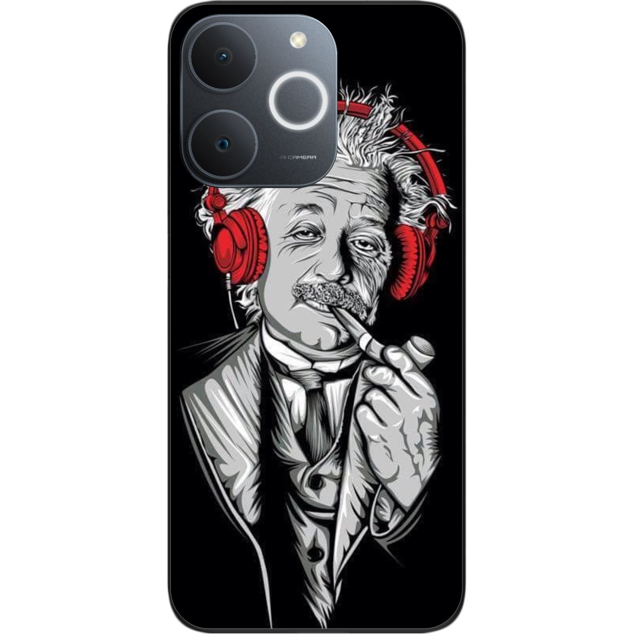 Чохол силіконовий Epik для Realme Note 70 з принтом Ейнштейн, фото 1