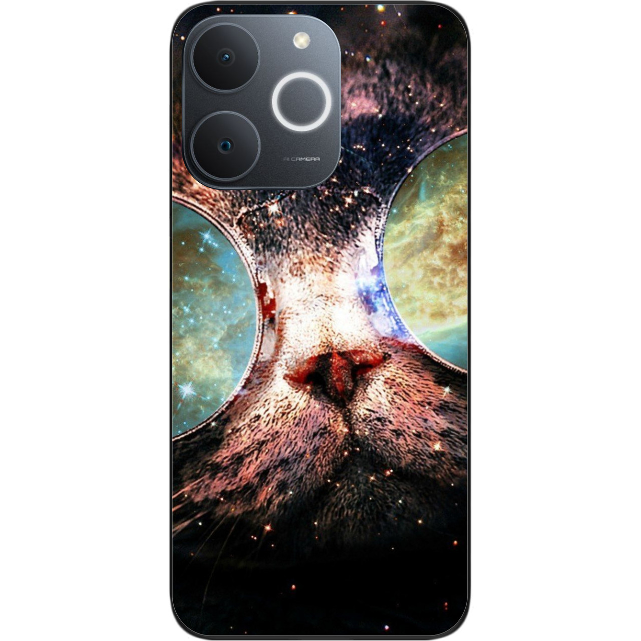 Силіконовий чохол Epik для Realme Note 70 з принтом Космокіт, фото 1