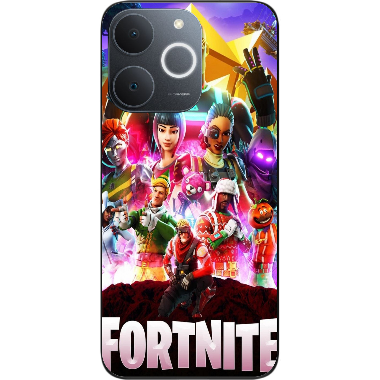 Силіконовий чохол Epik для Realme Note 70 з принтом Гра Фортнайт, фото 1