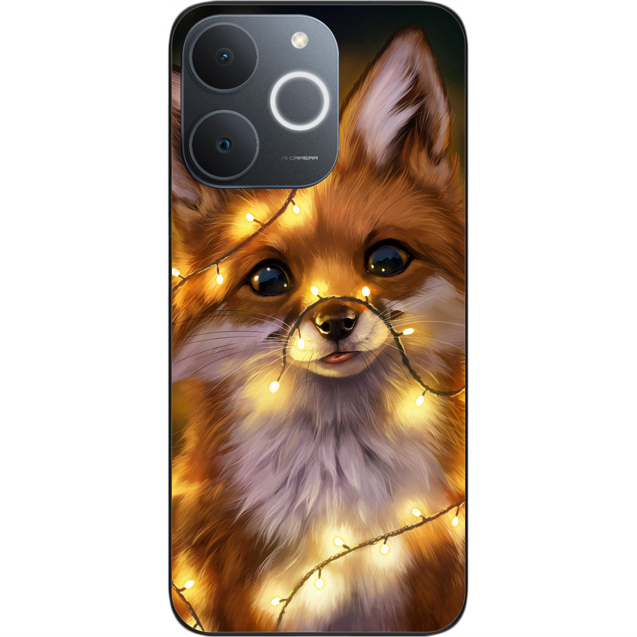 Силіконовий чохол Epik для Realme Note 70 з картинкою Лисичка, фото 1