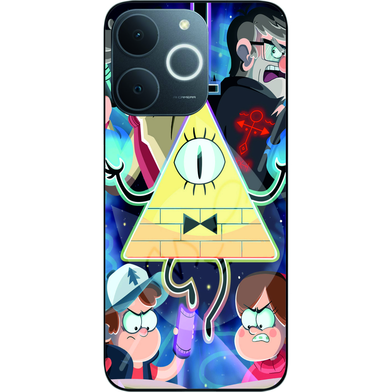 Силіконовий чохол Epik для Realme Note 70 з малюнком Гравіті Фолз, фото 1