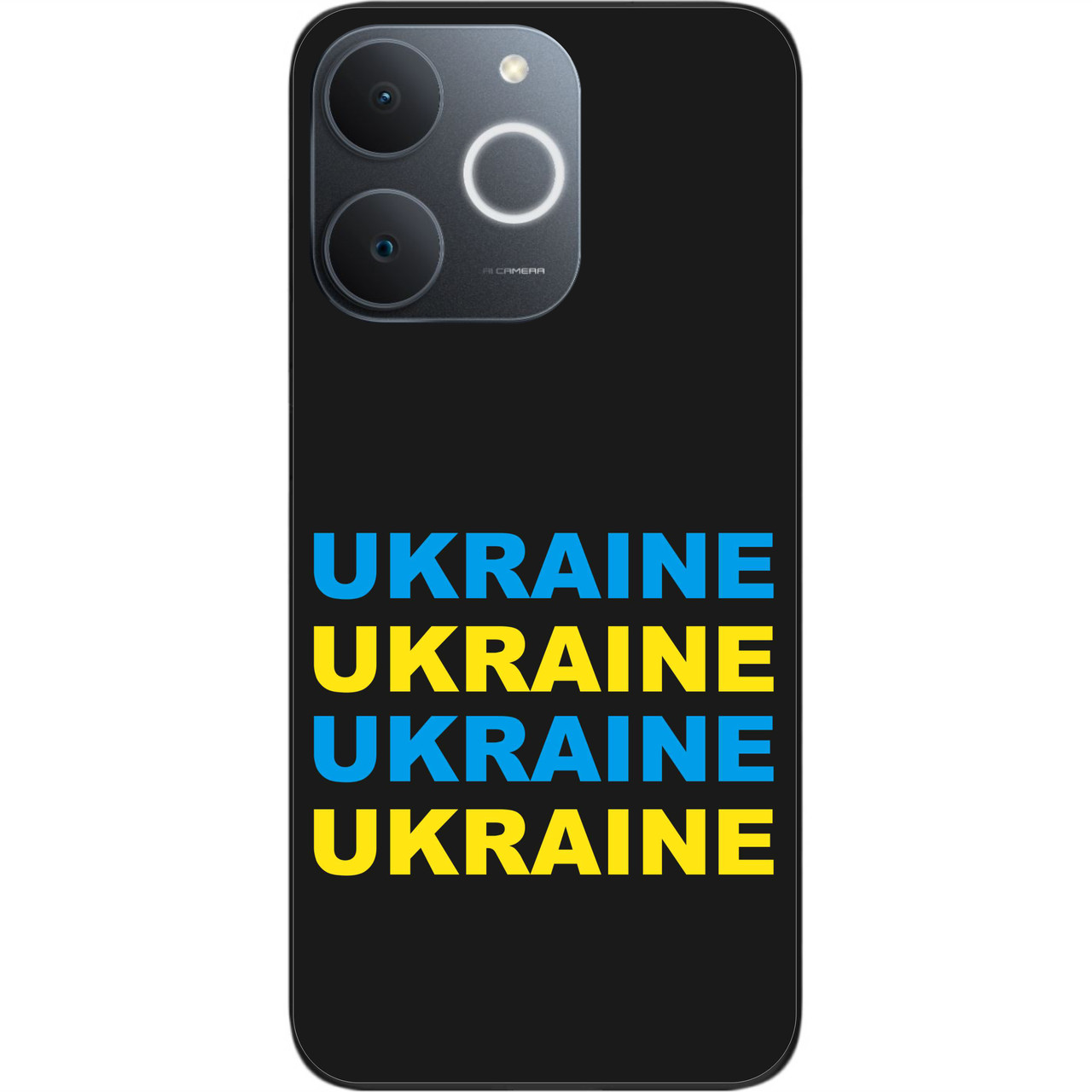 Силіконовий чохол Epik для Realme Note 70 з принтом Україна, фото 1