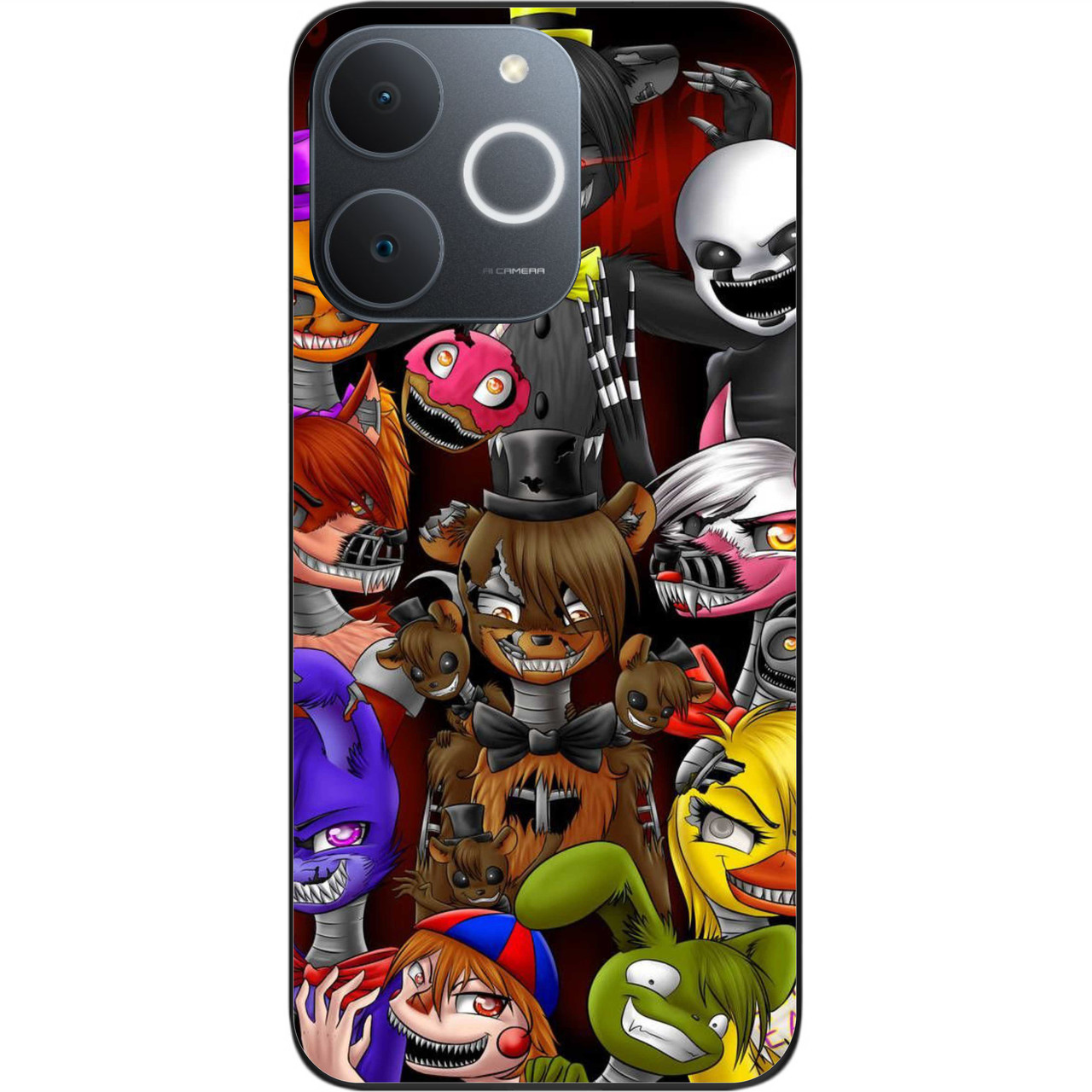 Силіконовий чохол Epik для Realme Note 70 з принтом Кошмарні, фото 1