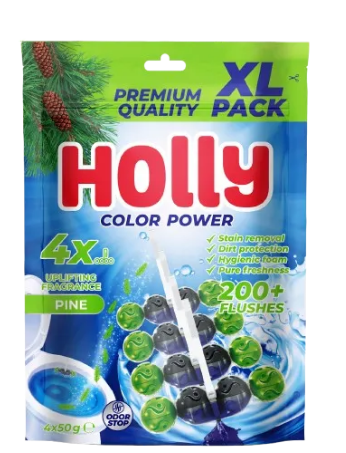 Туалетні блоки для унитазу HOLLY хвоя 4 шт 8606112937016