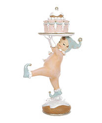 Фігура  Арлекін з тортом 21.5 см
